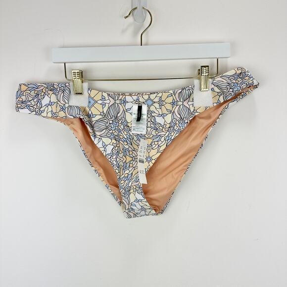J.Crew Active Curved Waist Cheeky Bikini Bottom Resort Kaleidoscope XXL NWT - Picture 2 of 10